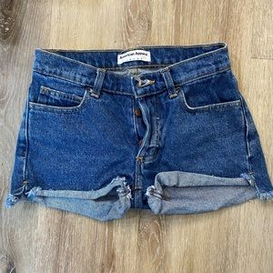 AA denim shorts
